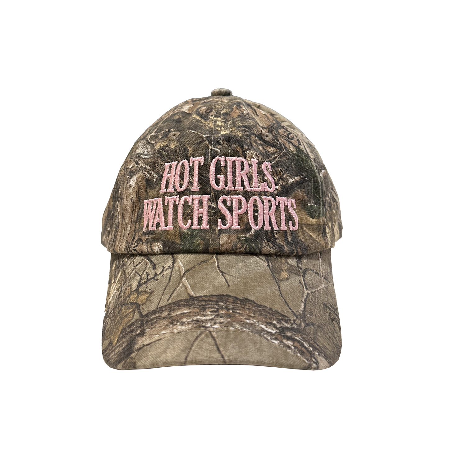 Hot Girls Watch Sports Camo Cap