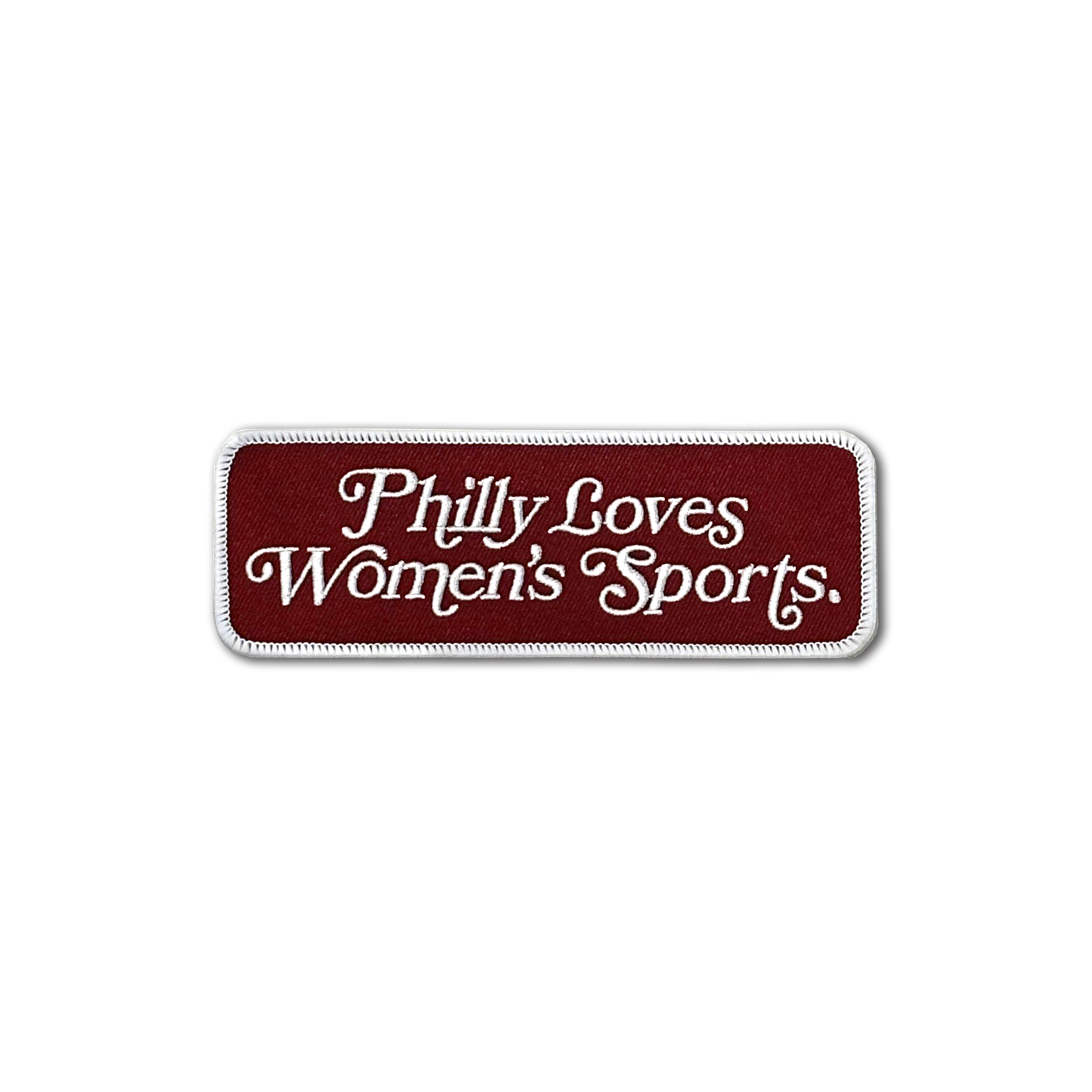 Philly Loves Women's Sports Patch - Maroon