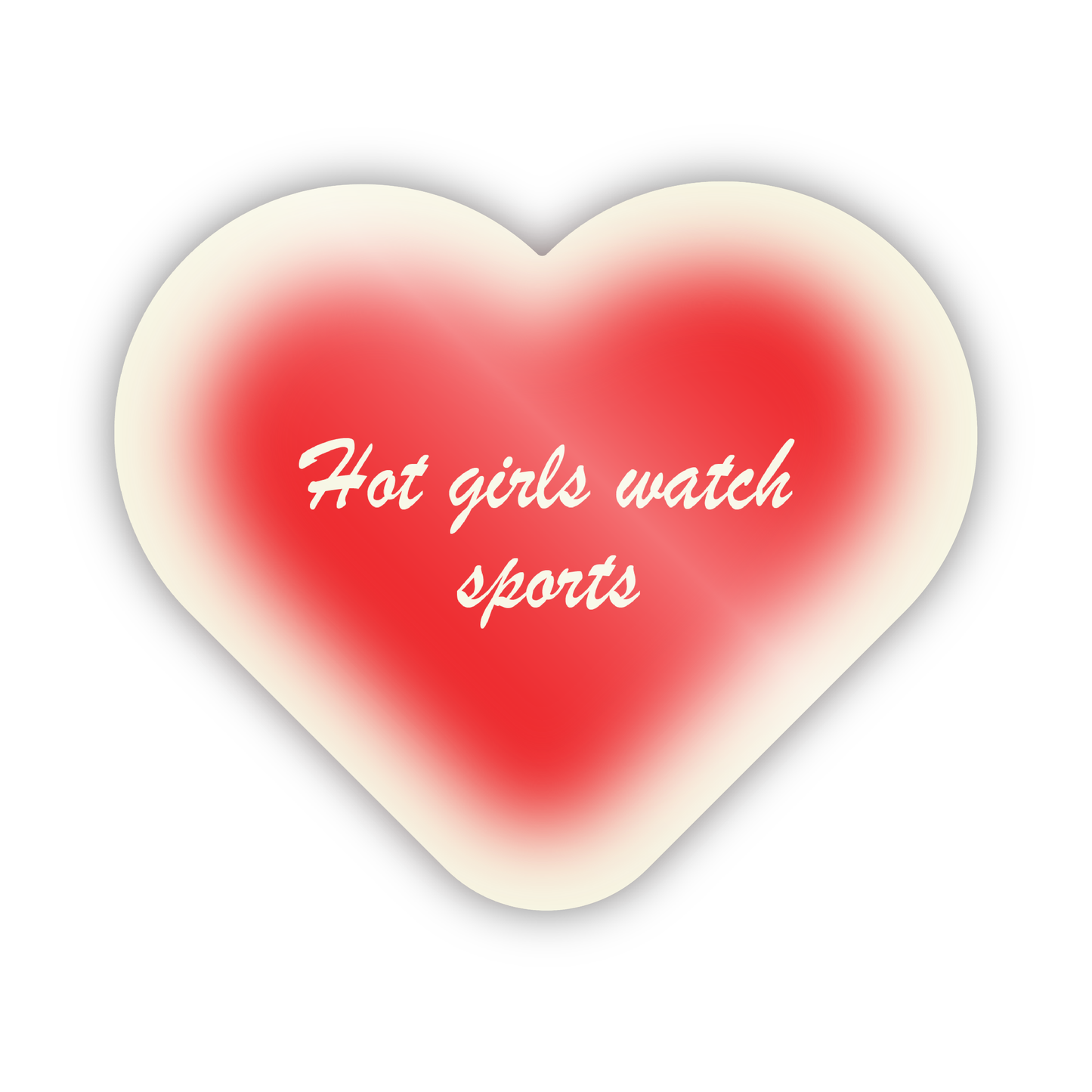 Hot Girls Watch Sports Sticker