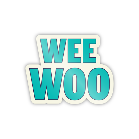 Wee Woo Sticker