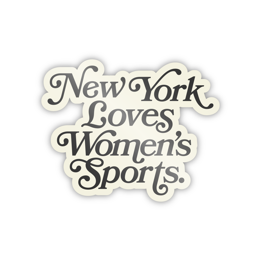 New York Loves Women's Sports Sticker
