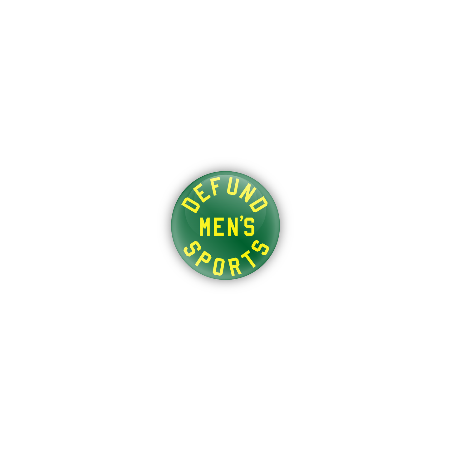 Defund Men's Sports Button - Green