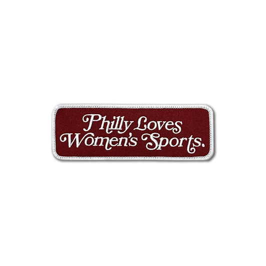 Philly Loves Women's Sports Patch - Maroon