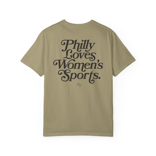 Philly Loves Women's Sports Tee - Khaki