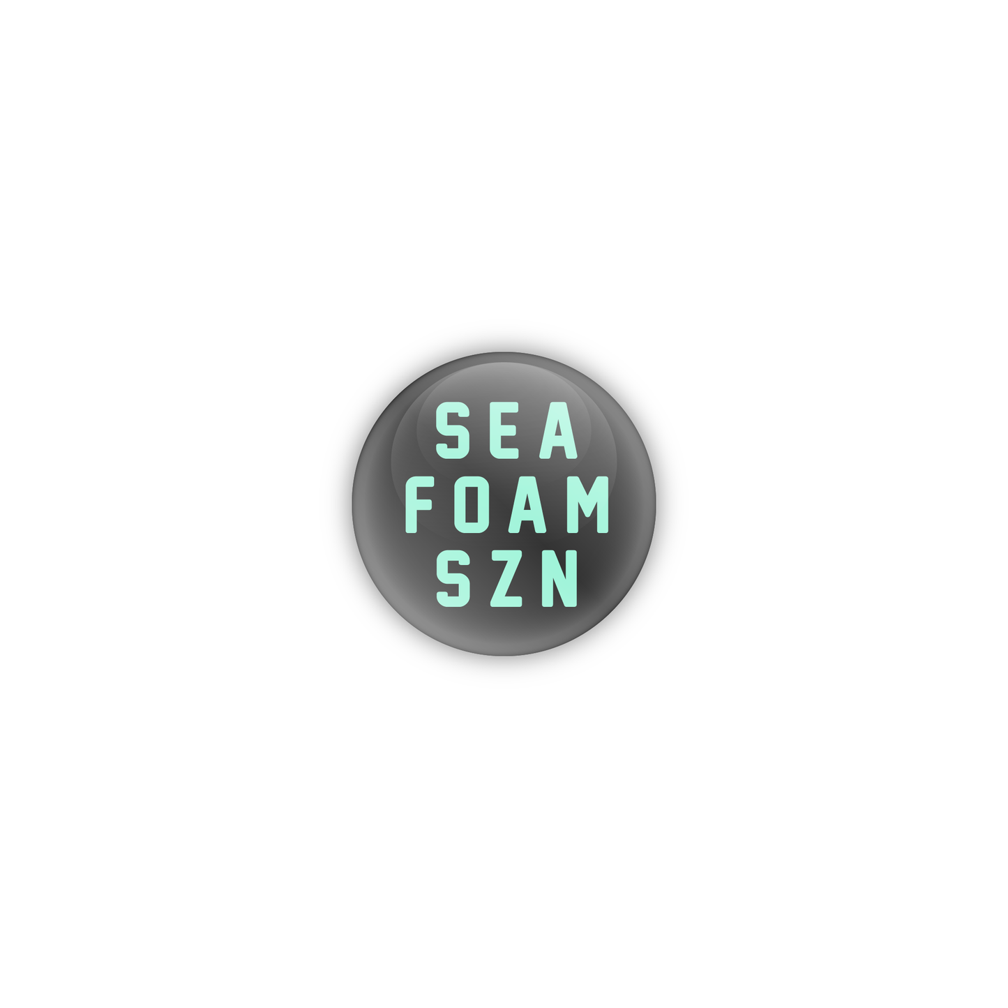 Seafoam Szn Button - Black