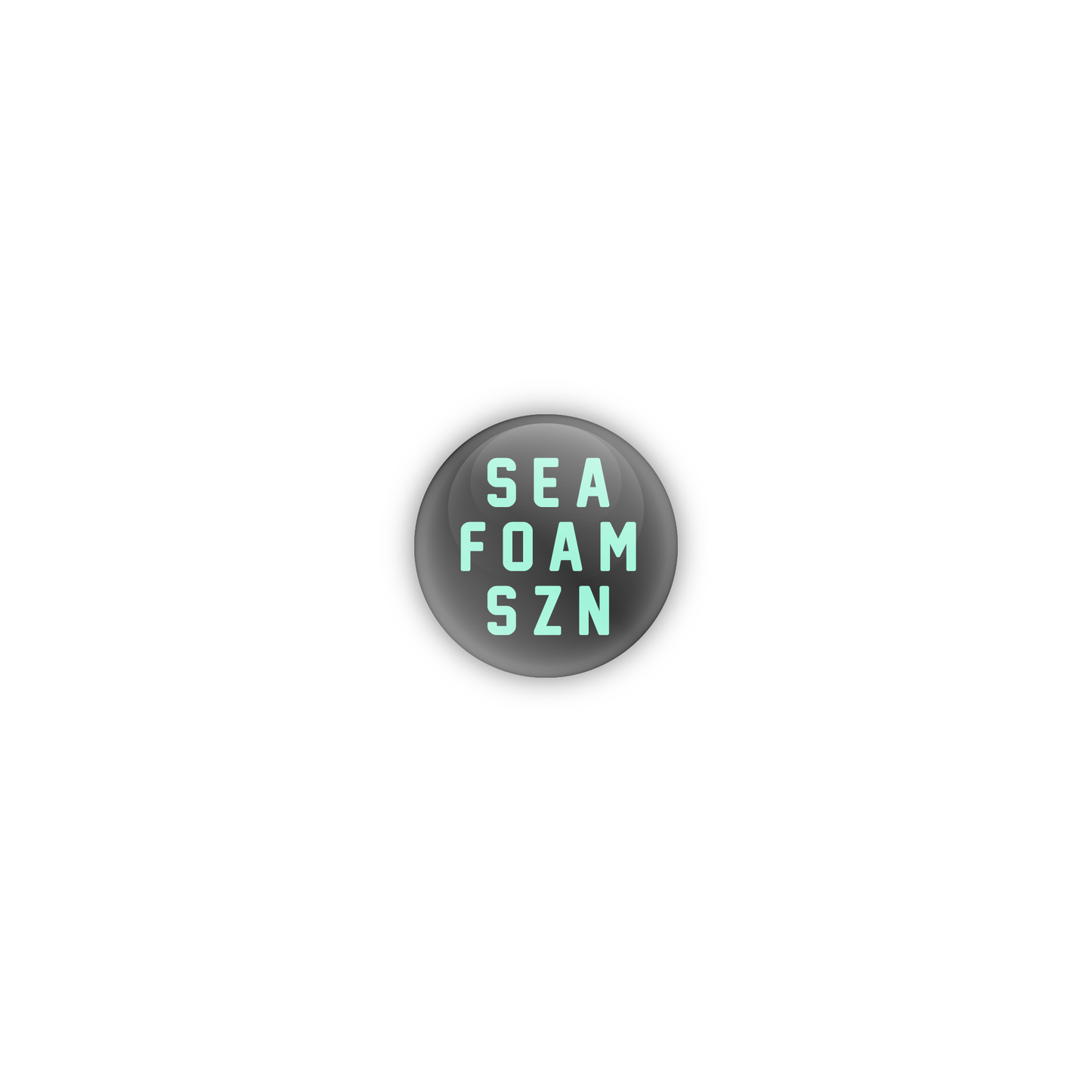 Seafoam Szn Button - Black